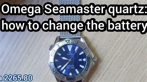 omega seamaster professional 300m battery replacement|omega watch battery replacement cost.